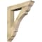 Ekena Millwork Olympic Traditional Rough Sawn Bracket w/ Offset Brace, Douglas Fir, 8"W x 42"D x 48"H BKT0806X42X48OLY01RDF - alternate 1